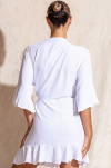 Bata Ruffle Blanca Precio