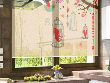 Cortinas roller con diseño print